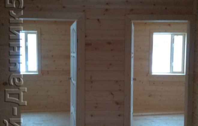 4 брусовой дом 8.5×8, 68 м², тульская область,  суворовский район, деревня гущино (6)